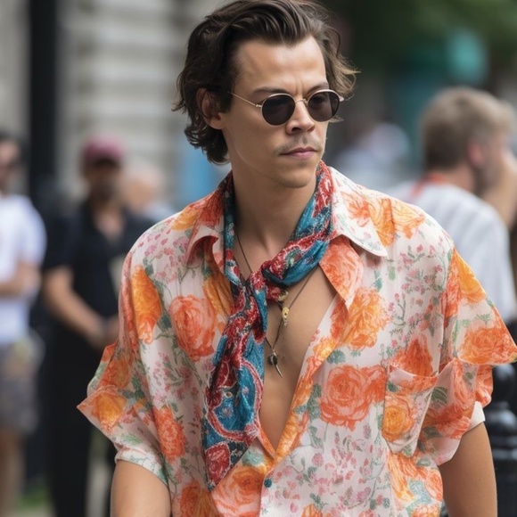 ANNE KLEIN Elegant Floral Scarf - Picture 14 of 14